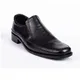 Calzado de Vestir Tipo Mocasín para Caballero Inglese Suela (NEGRO)